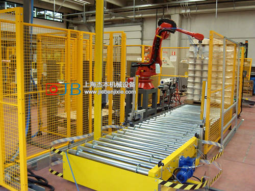 滾筒線配合柯馬機器人在紡織行業(yè)